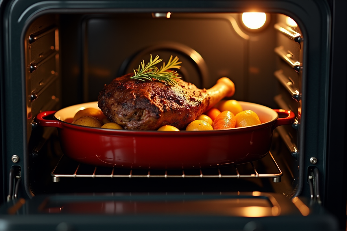agneau cuisson